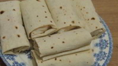 горячий лаваш с начинкой