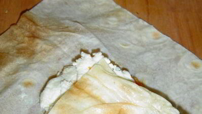 конвертики из лаваша с тыквенно-творожной начинкой