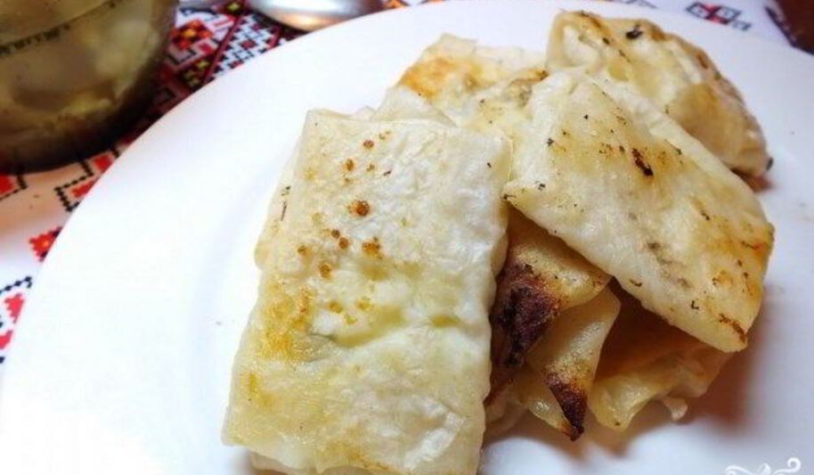 Рецепт конвертиков с творогом из лаваша