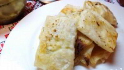 конвертики с творогом из лаваша