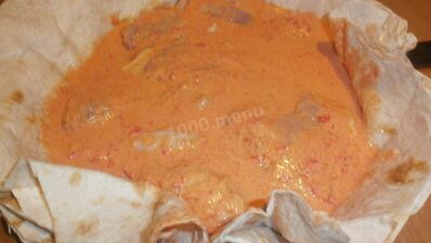 курица в лаваше по-армянски