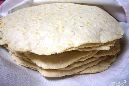 Лаваш на сковороде