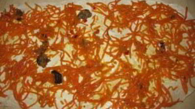 лаваш с корейской морковкой и сыром
