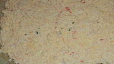 лаваш с крабовыми палочками и чесноком