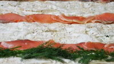 лаваш с лососем