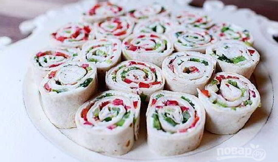 Рецепт лаваша с перцем