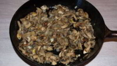 лаваш с шампиньонами