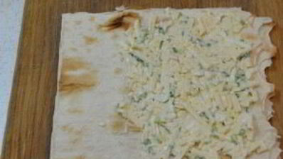 лаваш с сыром обжаренный