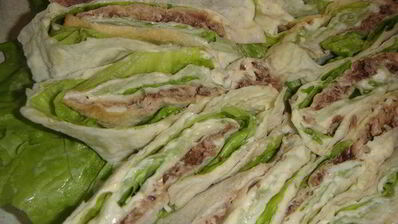 лаваш с тунцом