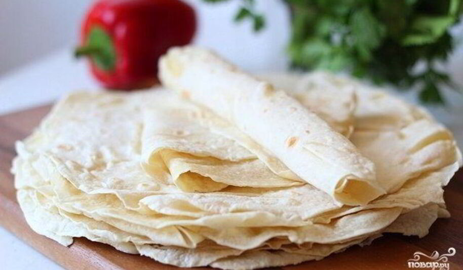 Рецепт лаваша заварного