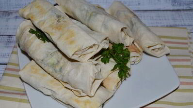 рулетики из лаваша