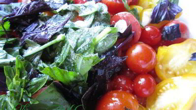 фокачча с ароматными томатами