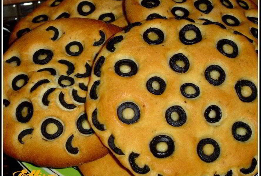 Фокачча с маслинами
