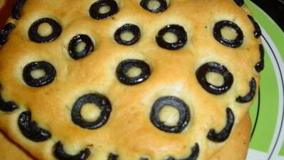 фокачча с маслинами