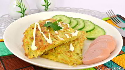 картофельная лепешка к завтраку