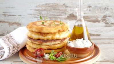 картофельные лепешки на сковороде