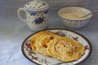 Кавказские лепешки с зеленью
