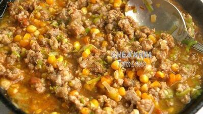 кукурузные лепешки с говядиной