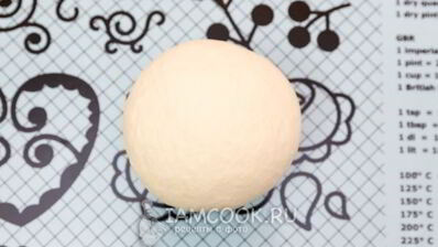 лепешка с сыром и зеленью