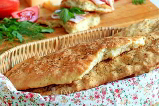 Лепешки на кефире в духовке