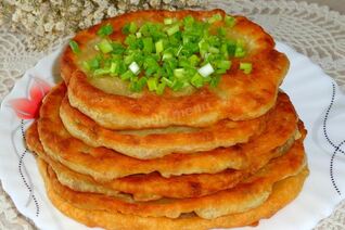 Лепешки на соде на сковороде