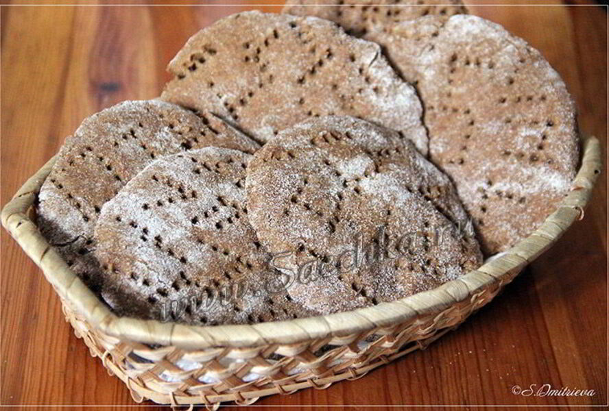 Ржаные лепешки без дрожжей
