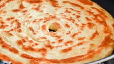 слоеные лепешки на сковороде