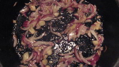 соевая лепешка с вешенками