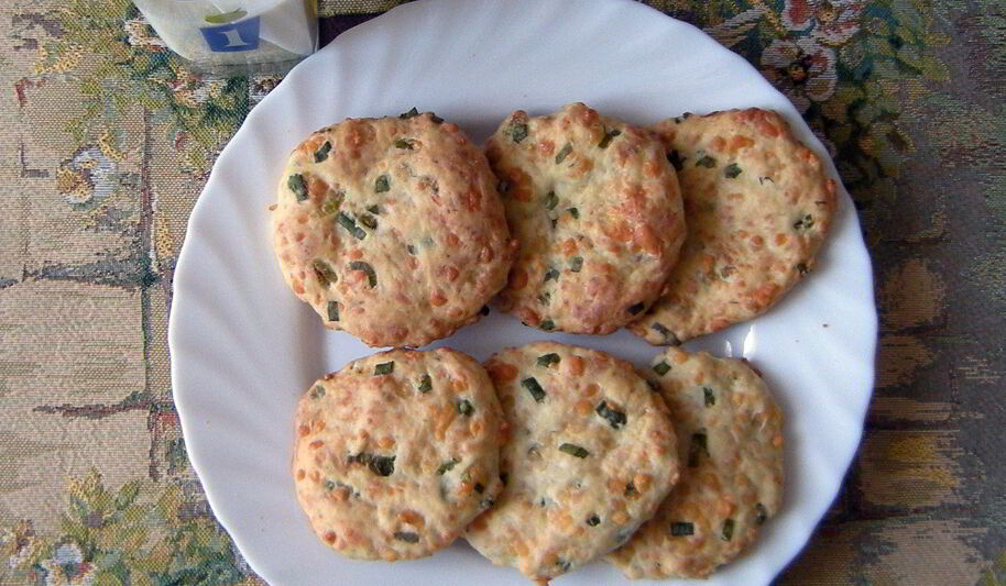 Рецепт сырных лепешек с зеленью