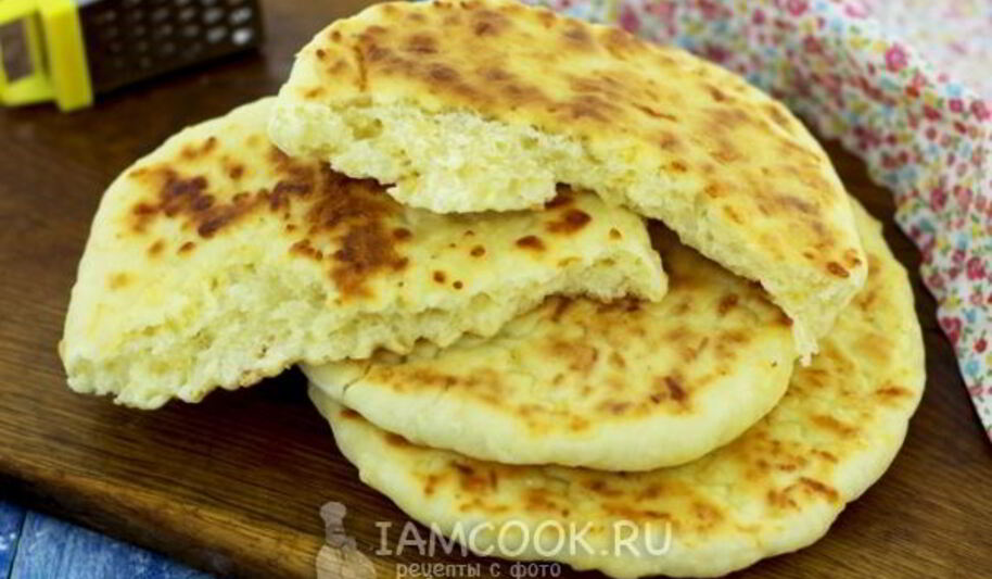 Рецепт сырных лепешек за 5 минут