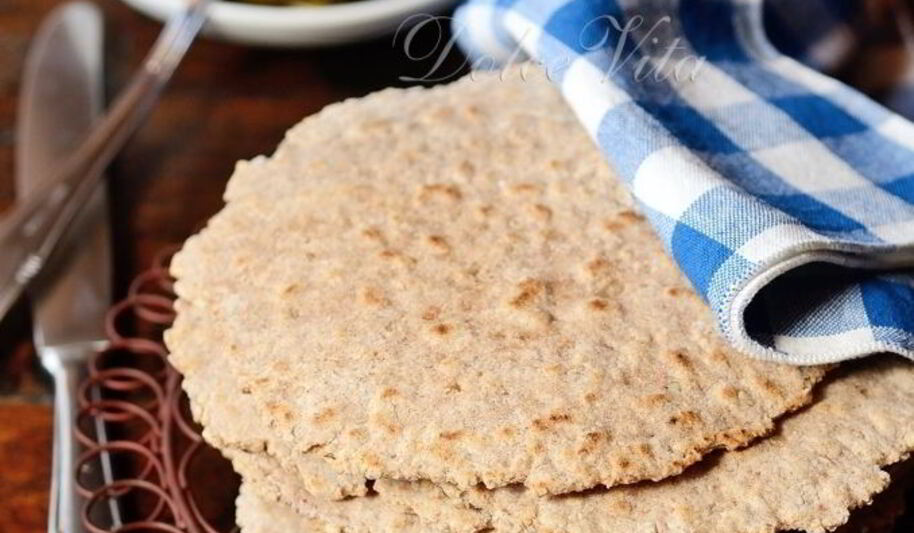 Рецепт тонких пшенично-ржаные лепешки с орехами