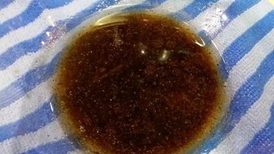 цельнозерновая лепешка с тунцом, креветками и перечным соусом