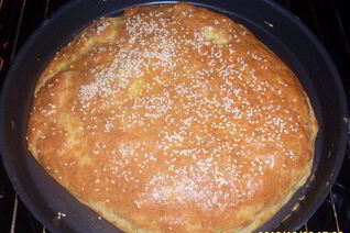 Творожно-сырная лепешка