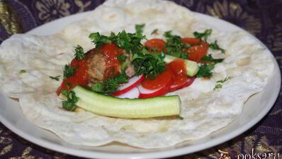 юха — азербайджанская лепешка