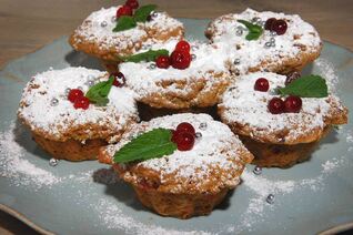 Ароматные новогодние маффины