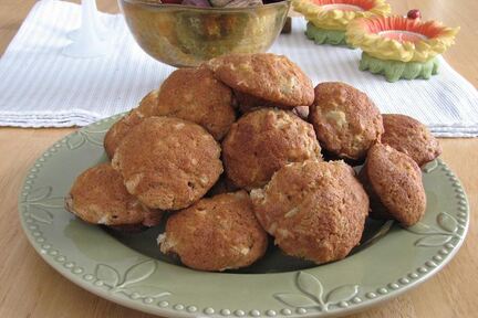 Бананово-яблочные маффины