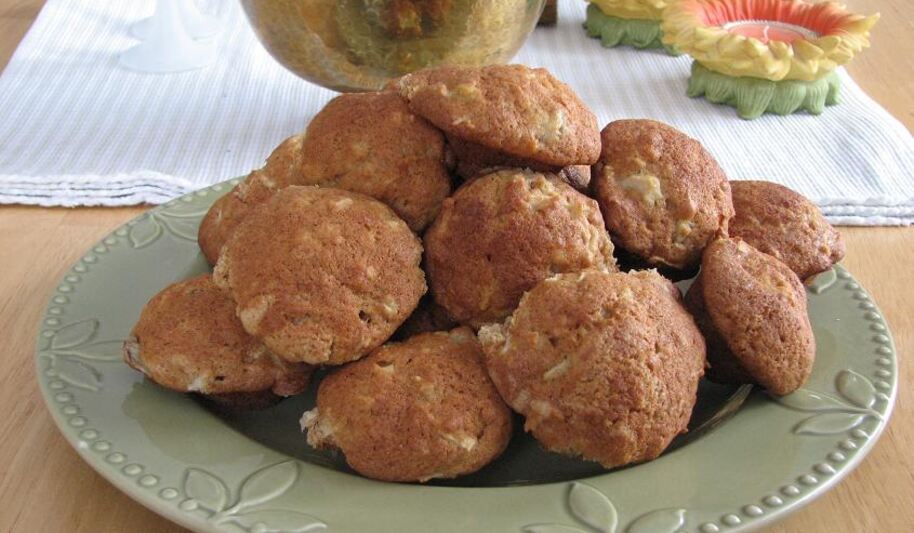 Рецепт бананова-яблочных маффины