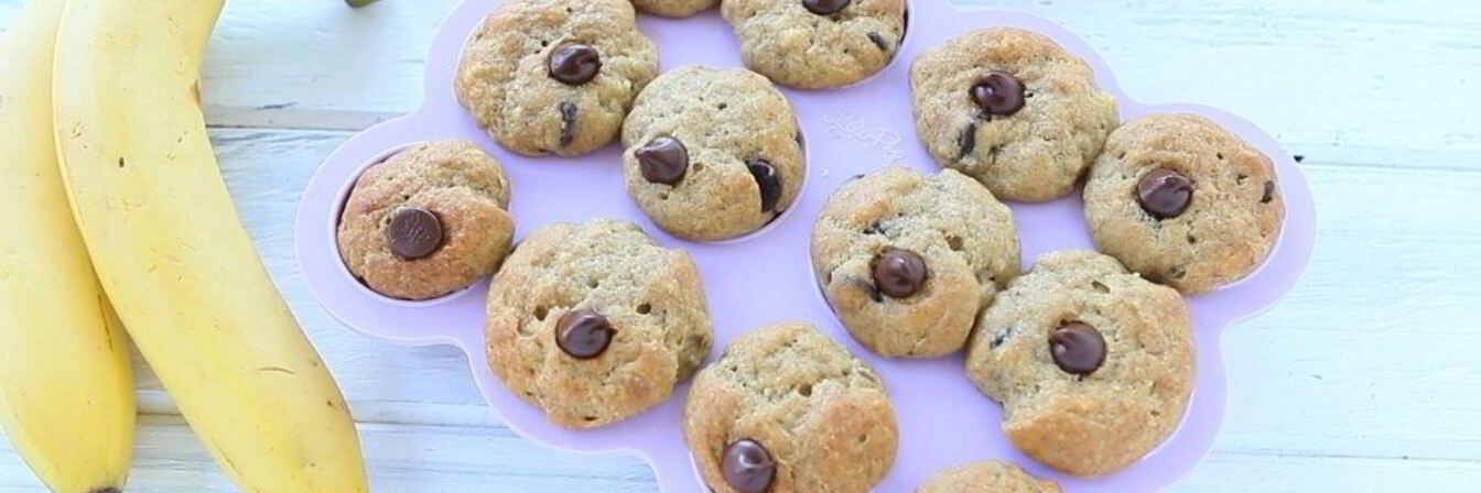 Банановые маффины без сахара