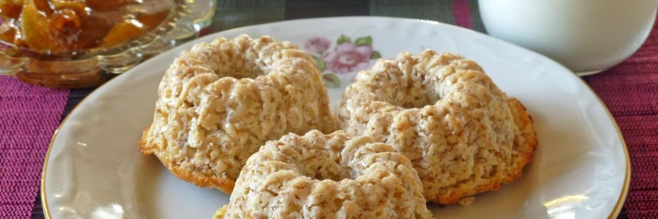 Диетические творожные маффины