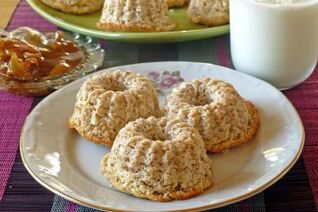 Диетические творожные маффины