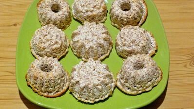 диетические творожные маффины