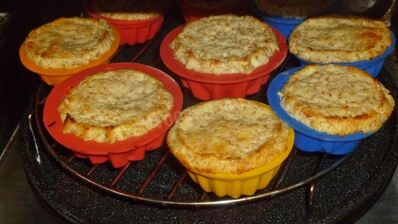 диетические творожные маффины