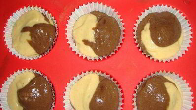 маффины дуэт с черешней