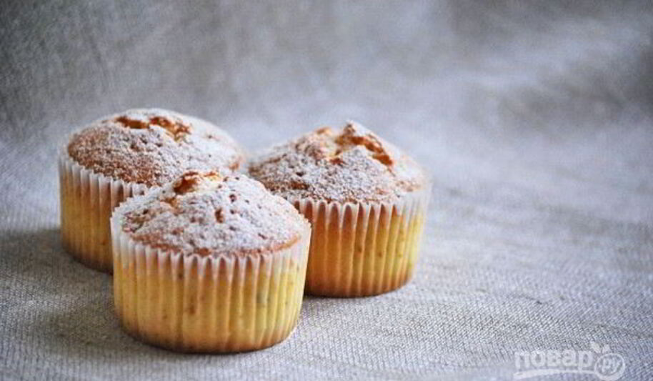 Рецепт маффинов классических с изюмом