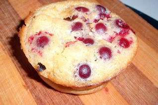 Маффины с брусникой