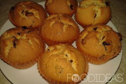 Маффины с изюмом