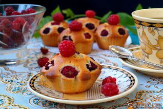 Маффины с малиной