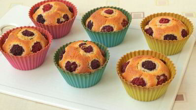 маффины с малиной