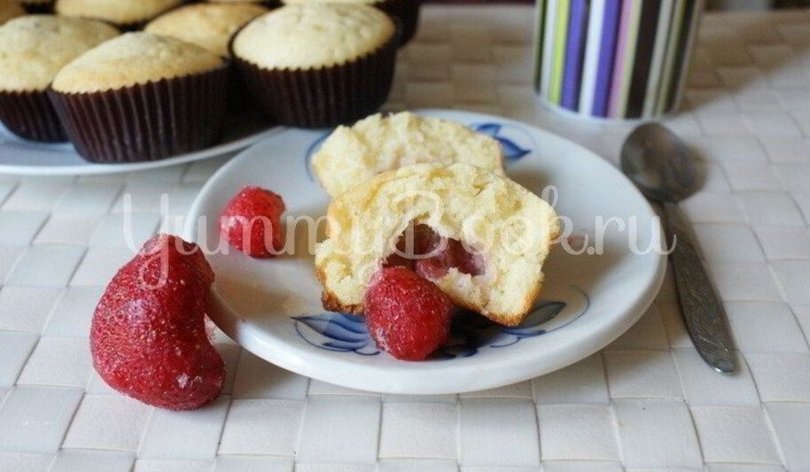 Рецепт маффинов с ягодой