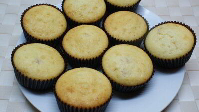 маффины с ягодой